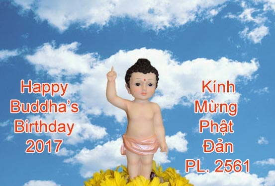 THƯ MỜI THAM DỰ ĐẠI LỄ PHẬT ĐẢN DL.2017 – PL.2561