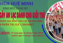 Thông báo khóa tu mùa hè: Một Ngày An Lạc Dành Cho Giới Trẻ Thông báo khóa tu mùa hè: Một Ngày An lạc Dành Cho Giới Trẻ