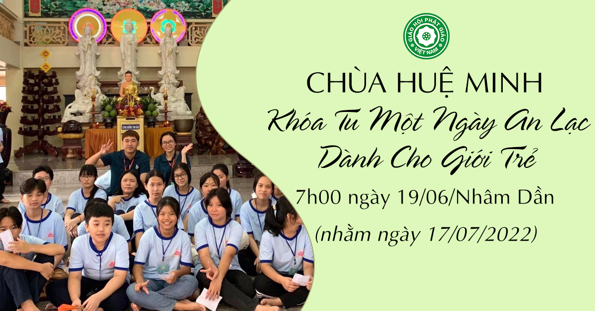 Khóa Tu Một Ngày An Lạc Dành Cho Giới Trẻ