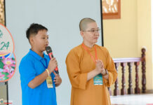 Hình ảnh buổi chiều đầu tiên của khoá tu mùa hè năm 2024 lần 1