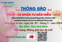 Đăng ký Khóa tu gia hạnh tuổi trẻ hướng Phật khóa 5/2025