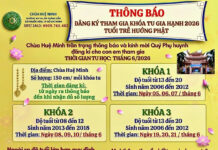 Thông tin khóa tu 2026
